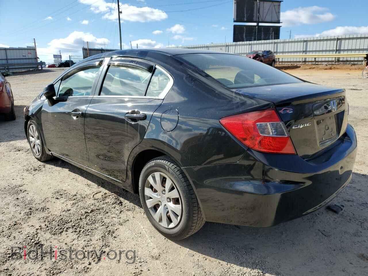 2012 HONDA CIVIC - VIN: 2HGFB2F50CH323873 - Фото 2