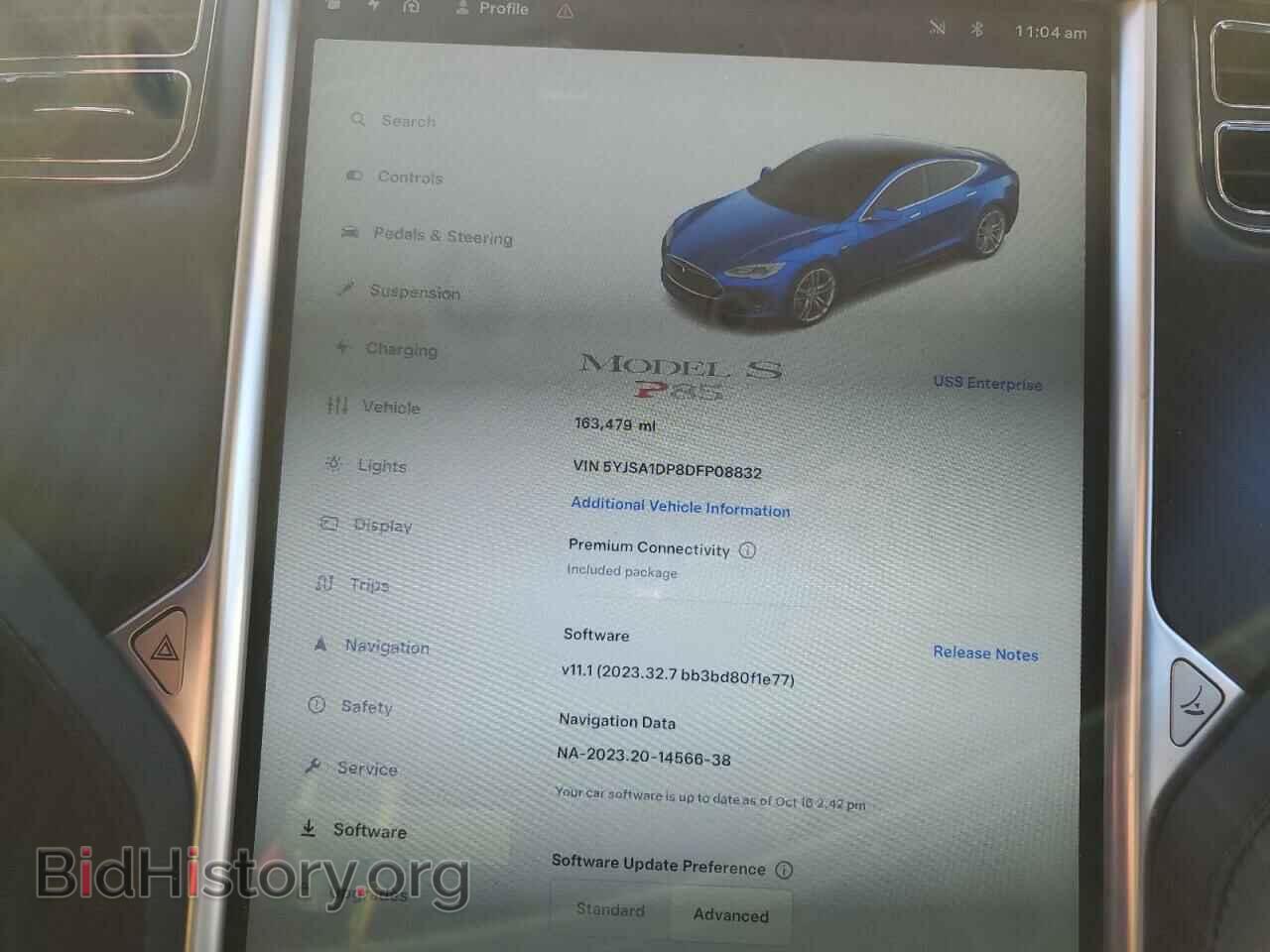 2013 TESLA MODEL S - VIN: 5YJSA1DP8DFP08832 - Photo 9
