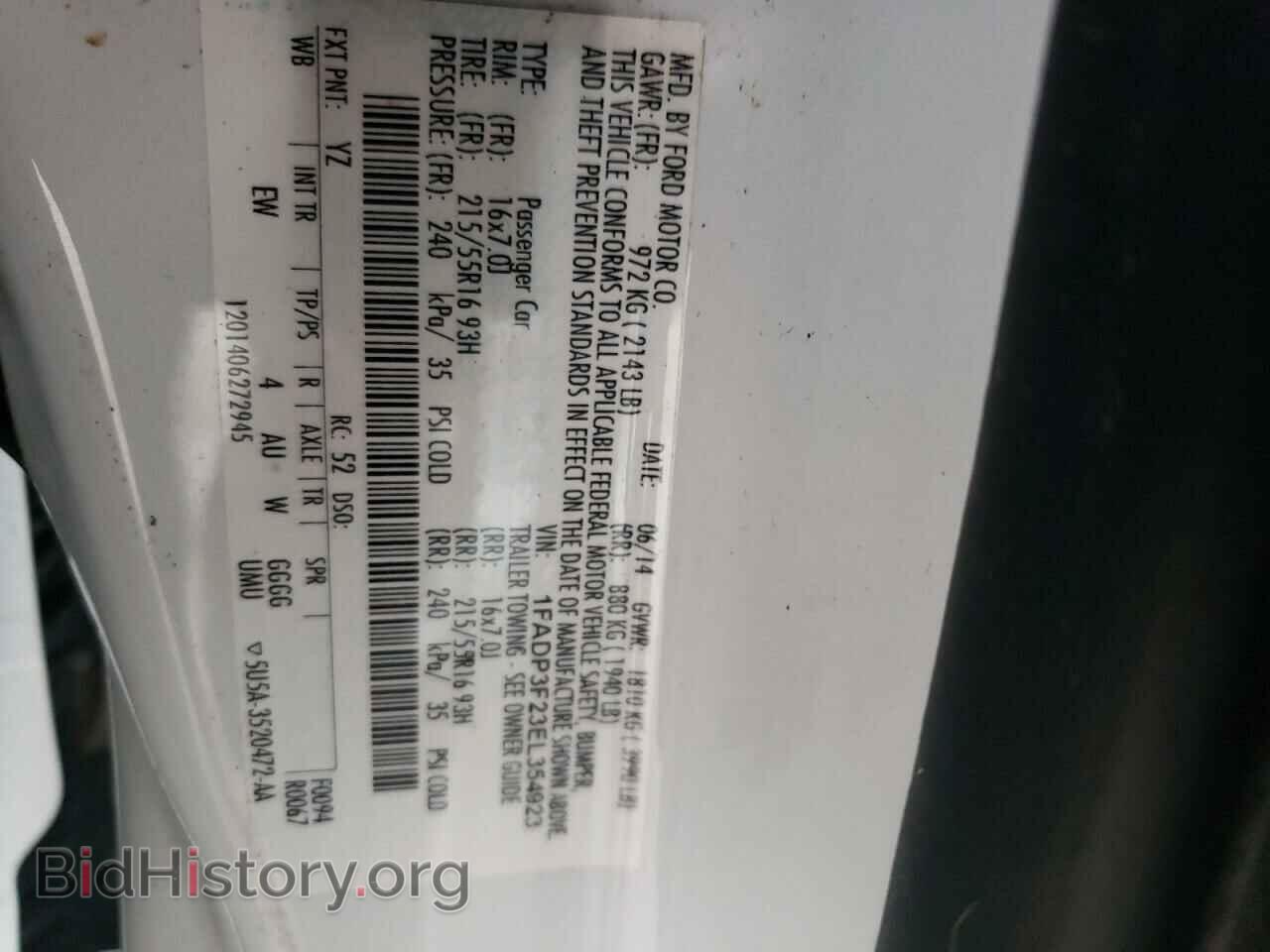2014 FORD FOCUS - VIN: 1FADP3F23EL354923 - Photo 13