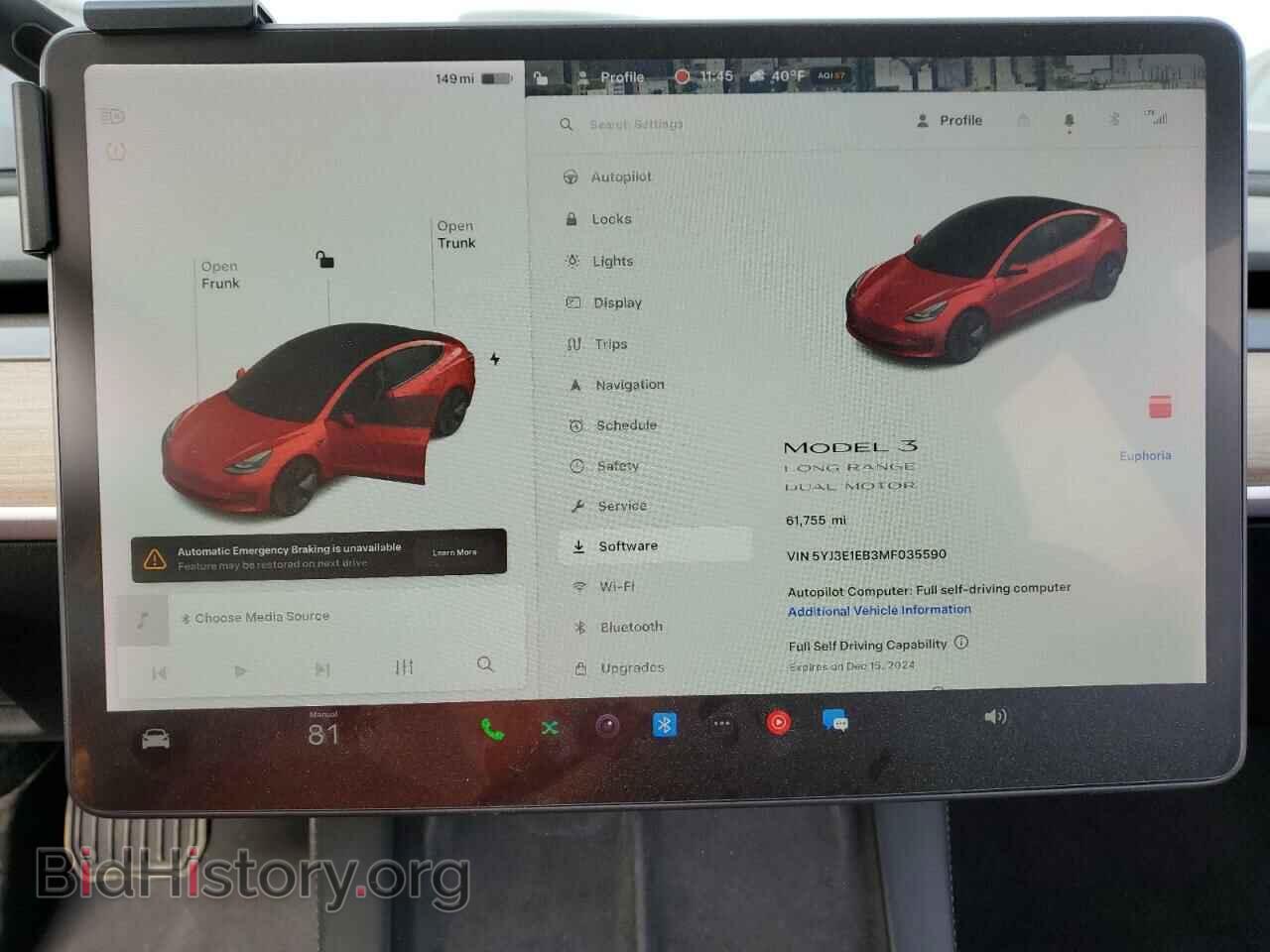 2021 TESLA MODEL 3 - VIN: 5YJ3E1EB3MF035590 - Photo 9