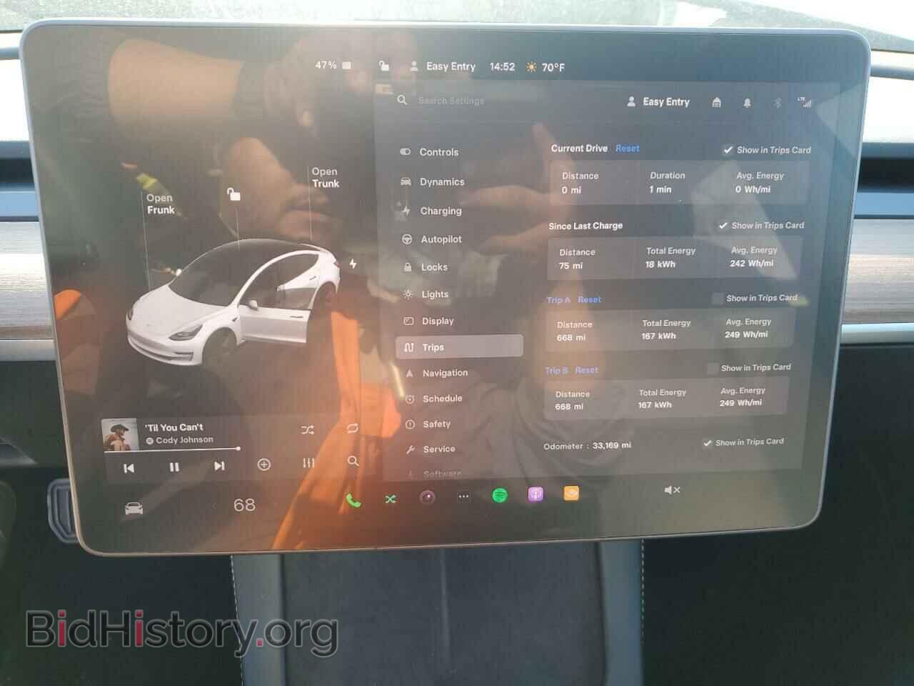 2022 TESLA MODEL 3 - VIN: 5YJ3E1EB6NF103964 - Фото 9