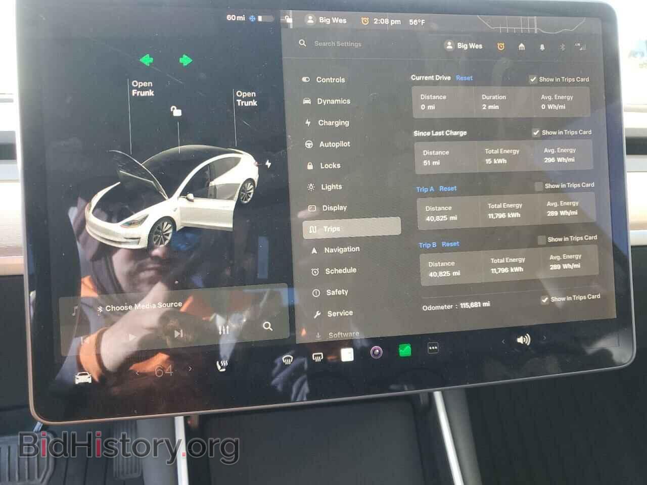 2019 TESLA MODEL 3 - VIN: 5YJ3E1EB2KF437517 - Фото 9
