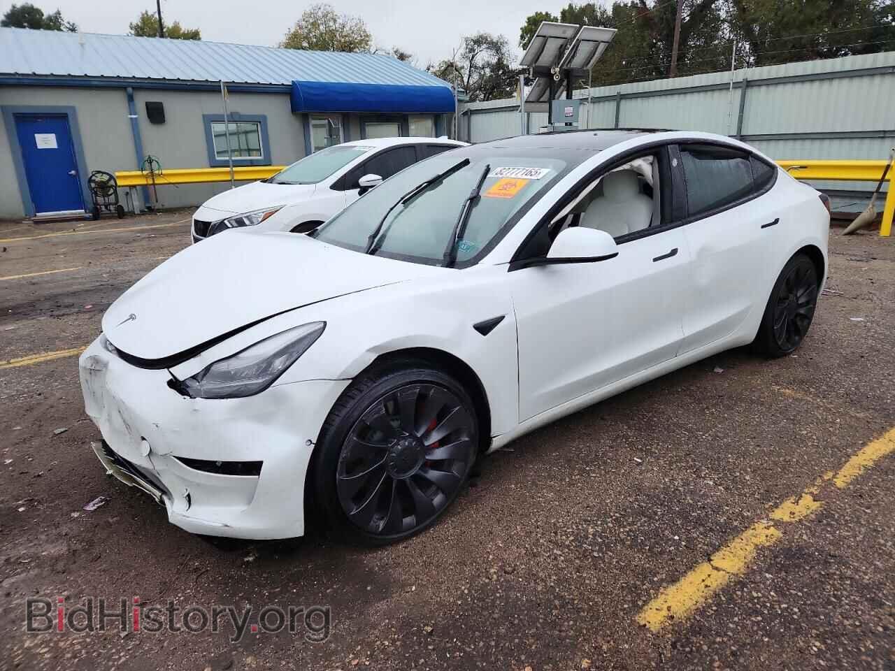 Photo 5YJ3E1EC8MF856435 - TESLA MODEL 3 2021