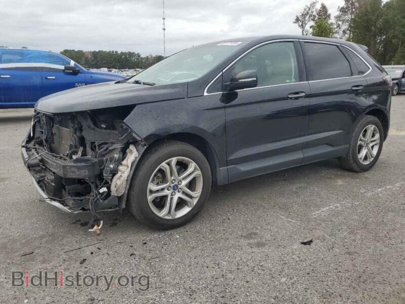2018 Ford EDGE Titanium (VIN 2FMPK3K84JBC02560) — фото 1 из 16, Copart, повреждение: передняя часть