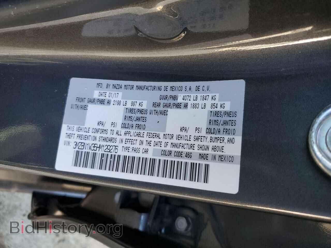 2017 MAZDA 3 - VIN: 3MZBN1W35HM129276 - Фото 13