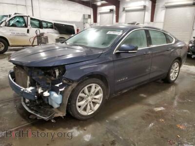 2017 Chevrolet IMPALA LT, blue — VIN 2G1105S31H9119811, Copart