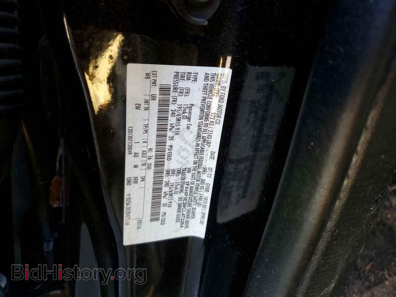 2012 FORD FOCUS - VIN: 1FAHP3E29CL472264 - Photo 12