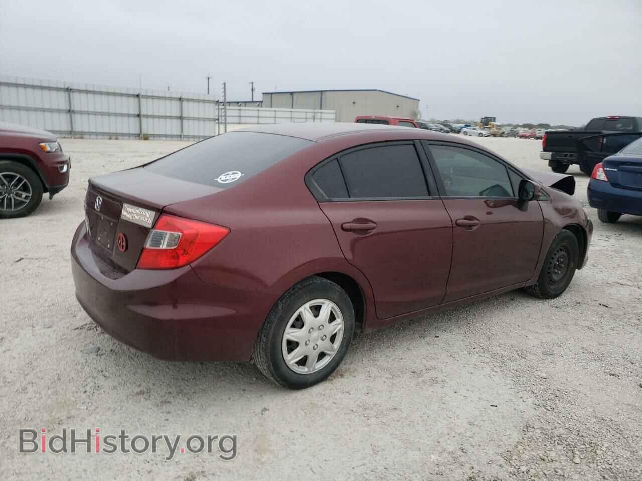 2012 HONDA CIVIC - VIN: 2HGFB2F59CH536496 - Фото 3