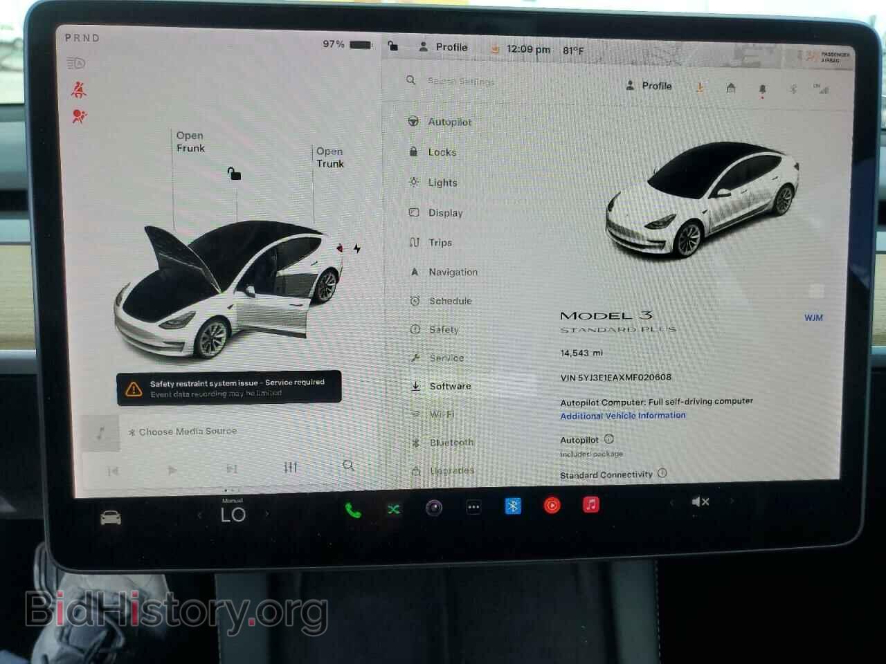 2021 TESLA MODEL 3 - VIN: 5YJ3E1EAXMF020608 - Фото 9