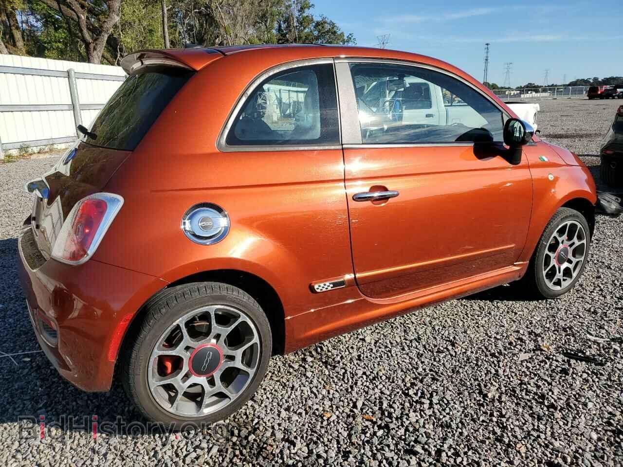 2012 FIAT 500 - VIN: 3C3CFFBR0CT100637 - Фото 3