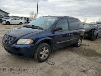 2005 Dodge CARAVAN SXT, blue — VIN 1D4GP45R95B164435, Copart