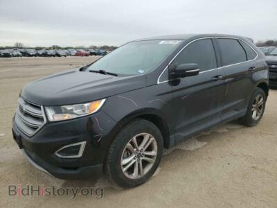 2015 Ford EDGE SEL, черный — VIN 2FMPK3J9XFBC39341, Copart