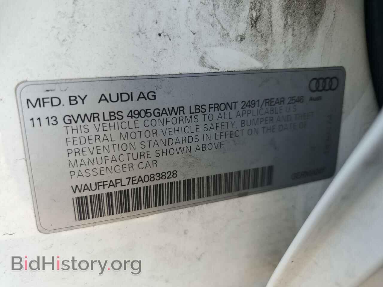 2014 AUDI A4 - VIN: WAUFFAFL7EA083828 - Photo 12