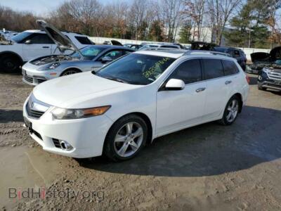 2012 Acura TSX Tech, белый — VIN JH4CW2H63CC003587, Copart