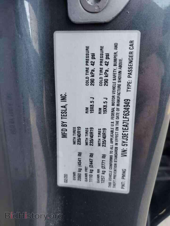 2020 TESLA MODEL 3 - VIN: 5YJ3E1EA7LF634949 - Photo 13