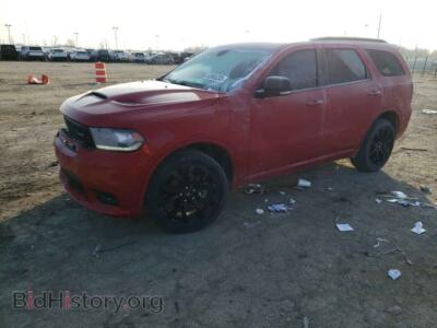 2019 Dodge DURANGO GT, красный — VIN 1C4RDJDG7KC606504, Copart
