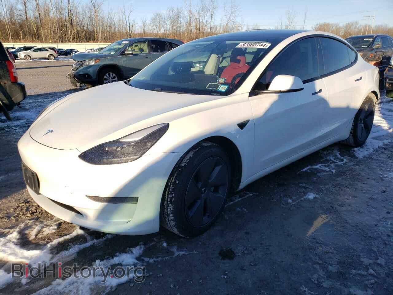 Фотография 5YJ3E1EA2MF907779 - TESLA MODEL 3 2021