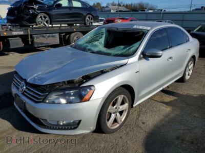 2015 Volkswagen PASSAT S, silver — VIN 1VWAT7A39FC105346, Copart