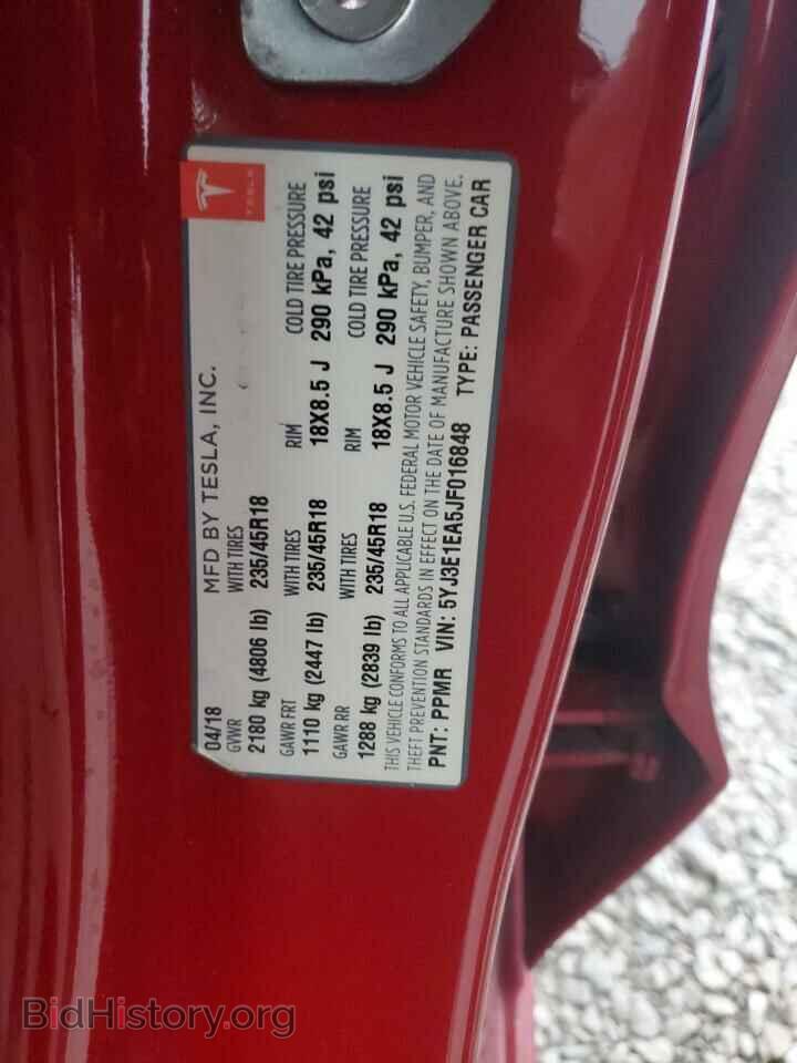 2018 TESLA MODEL 3 - VIN: 5YJ3E1EA5JF016848 - Фото 12