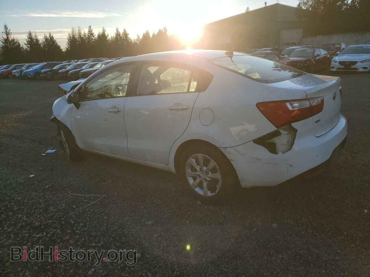 2012 KIA RIO - VIN: KNADM4A35C6047352 - Фото 2