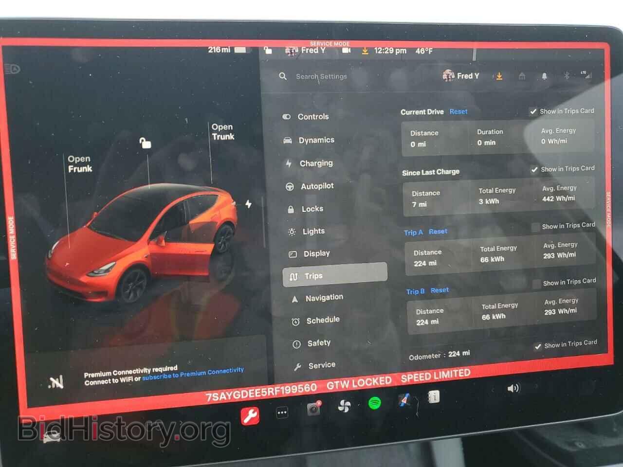 2024 TESLA MODEL Y - VIN: 7SAYGDEE5RF199560 - Photo 9