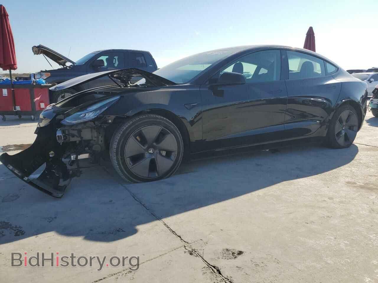 Photo 5YJ3E1EB3NF240487 - TESLA MODEL 3 2022