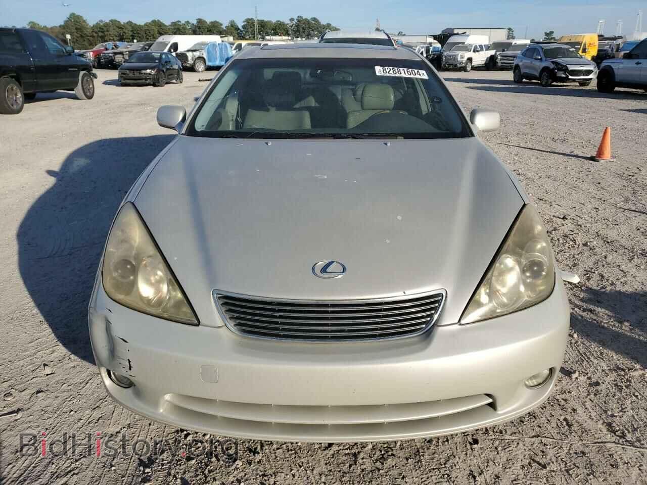 2005 LEXUS ES330 - VIN: JTHBA30G855130038 - Фото 5