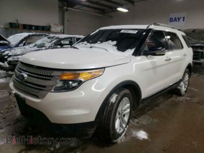 2011 Ford EXPLORER XLT, white — VIN 1FMHK7D87BGA49501, Copart
