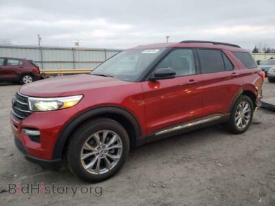2024 Ford EXPLORER XLT, красный — VIN 1FMSK8DH9RGA49344, Copart