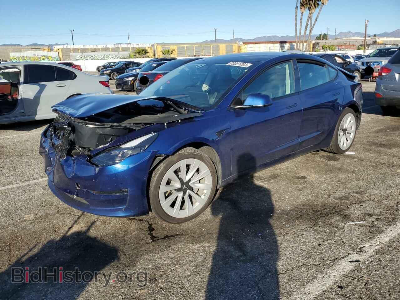 Photo 5YJ3E1EB0MF006032 - TESLA MODEL 3 2021