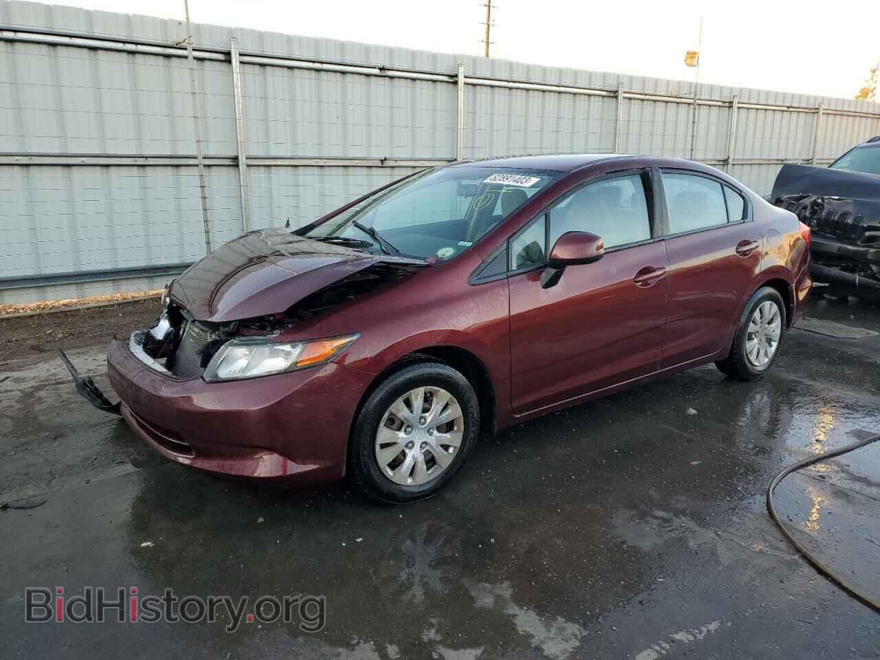 Фотография 2HGFB2F50CH592925 - HONDA CIVIC 2012