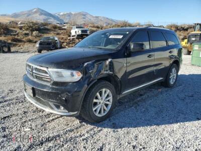 2015 Dodge DURANGO SXT, black — VIN 1C4RDJAG9FC133330, Copart