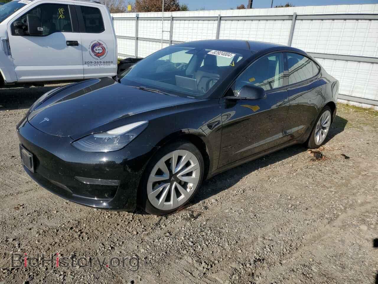 Photo 5YJ3E1EA1NF191751 - TESLA MODEL 3 2022