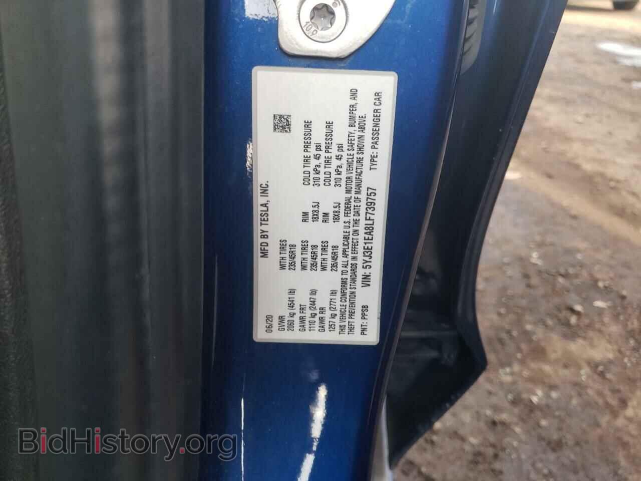 2020 TESLA MODEL 3 - VIN: 5YJ3E1EA8LF739757 - Photo 13