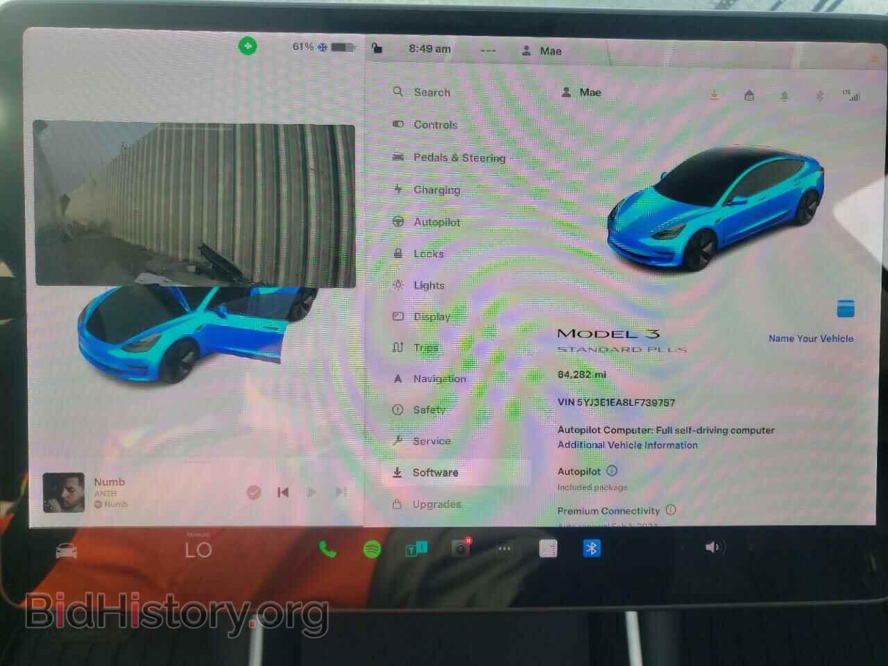 2020 TESLA MODEL 3 - VIN: 5YJ3E1EA8LF739757 - Photo 9