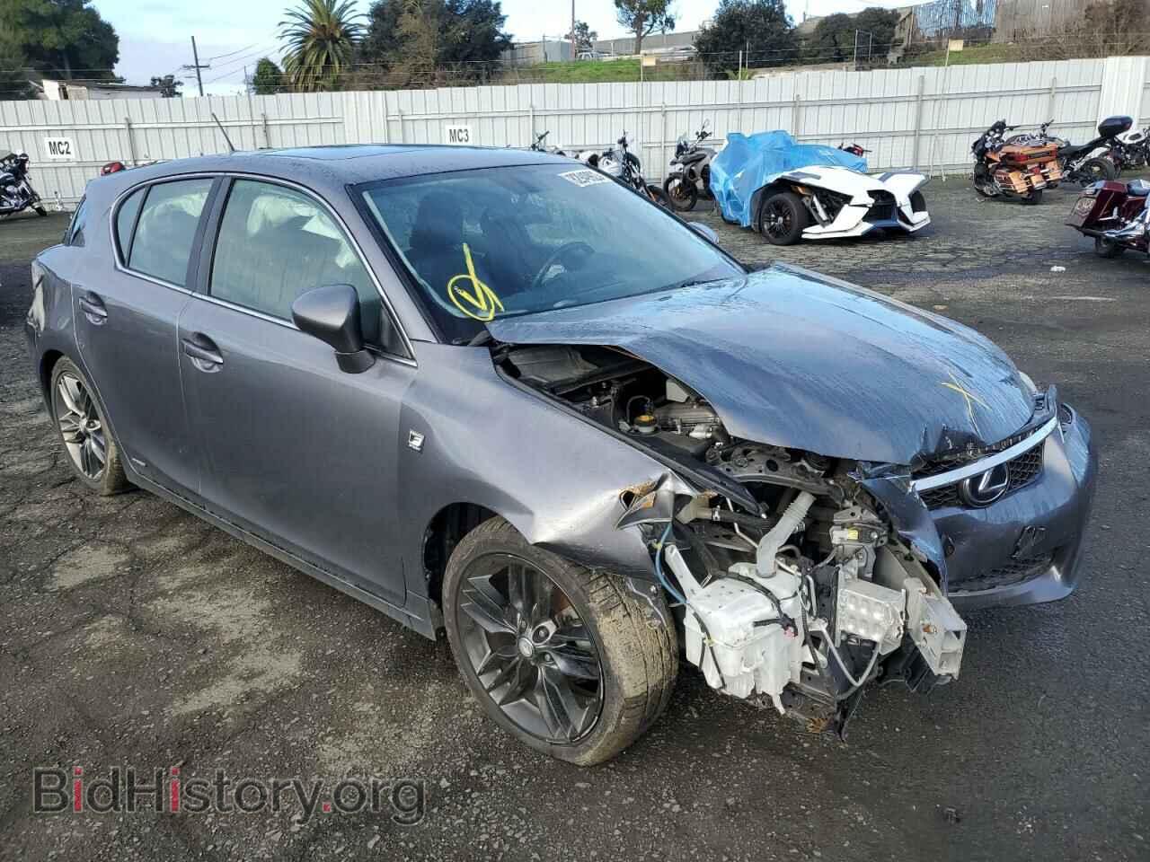 2012 LEXUS CT 200 - VIN: JTHKD5BH4C2066068 - Фото 4