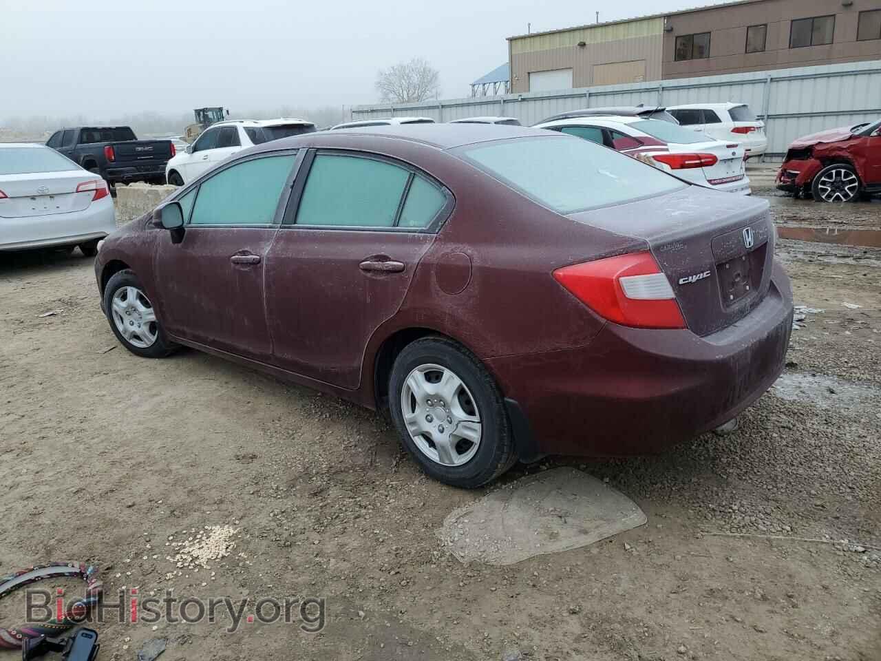 2012 HONDA CIVIC - VIN: 2HGFB2F57CH604603 - Photo 2