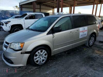 2014 Dodge CARAVAN SE, tan — VIN 2C4RDGBG6ER298419, Copart