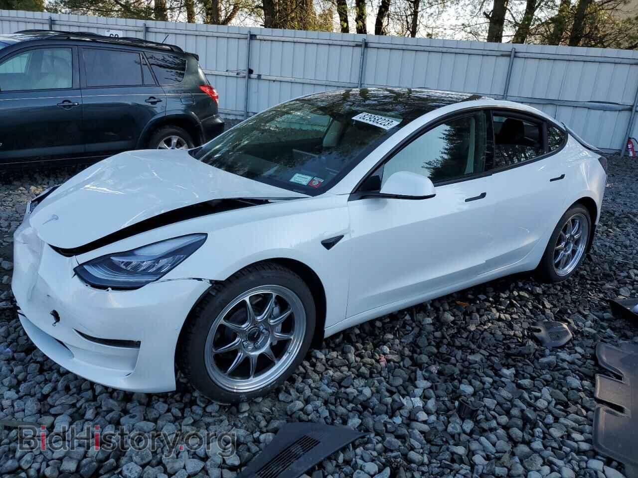Photo 5YJ3E1EB6MF855467 - TESLA MODEL 3 2021