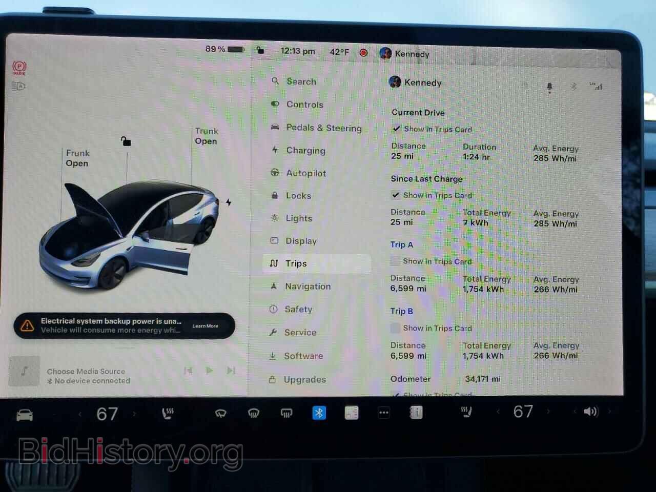 2021 TESLA MODEL 3 - VIN: 5YJ3E1EB6MF855467 - Фото 9