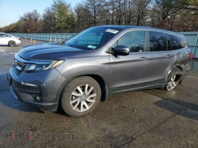 2019 Honda PILOT EXL, серый — VIN 5FNYF6H53KB026116, Copart
