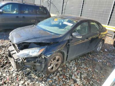 2014 Ford FOCUS SE, black — VIN 1FADP3F25EL147675, Copart