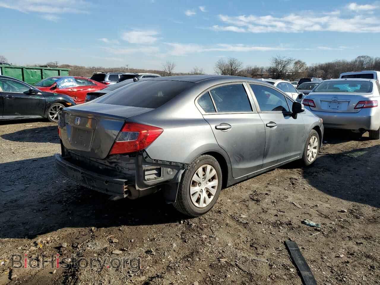 2012 HONDA CIVIC - VIN: 19XFB2F53CE357624 - Фото 3