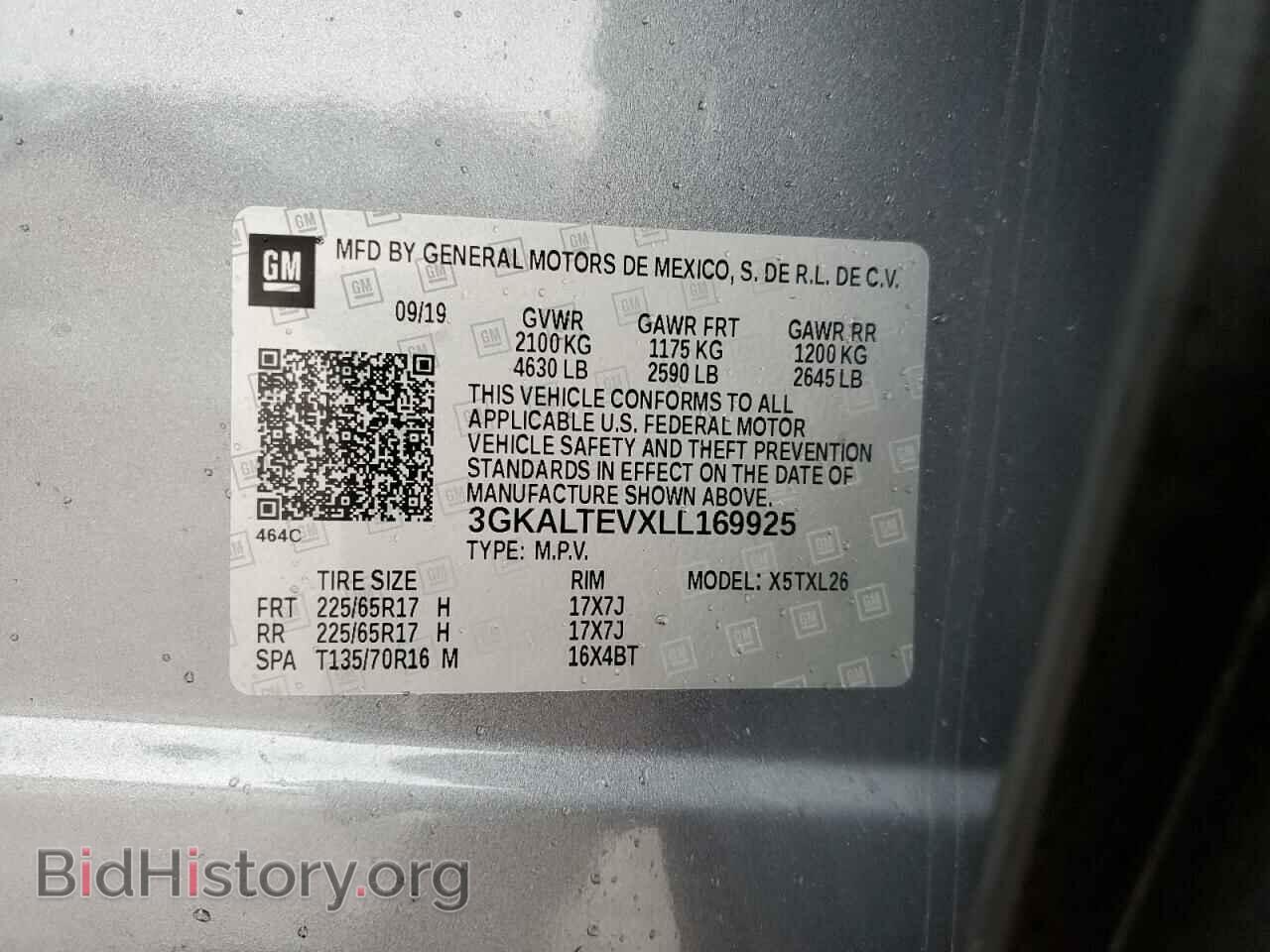 2020 GMC TERRAIN - VIN: 3GKALTEVXLL169925 - Photo 13