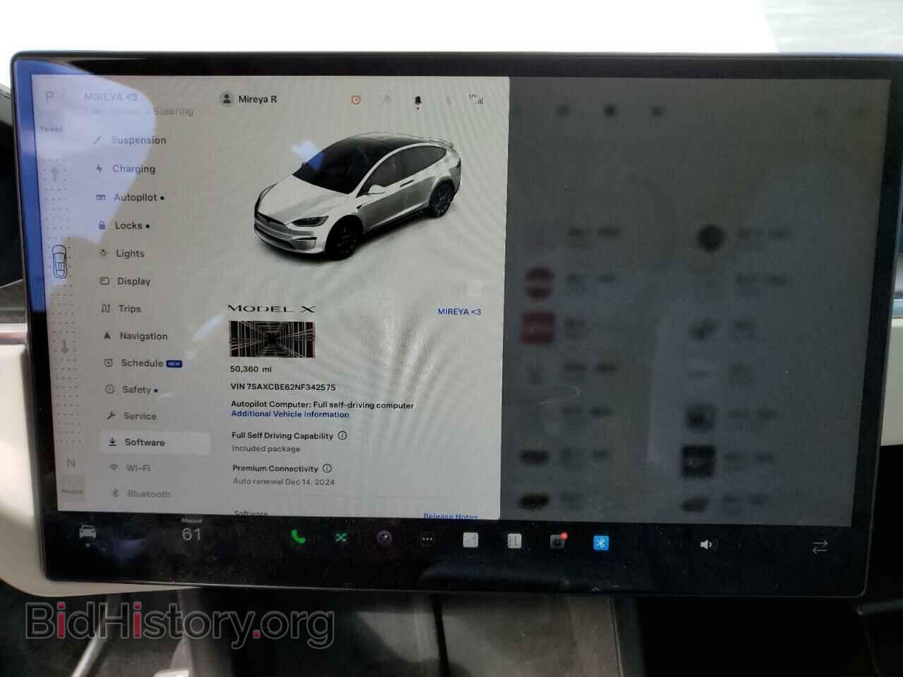 2022 TESLA MODEL X - VIN: 7SAXCBE62NF342575 - Фото 9