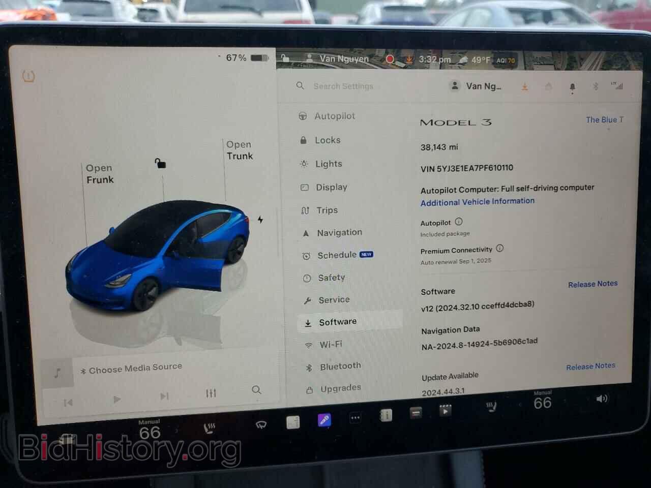 2023 TESLA MODEL 3 - VIN: 5YJ3E1EA7PF610110 - Фото 9