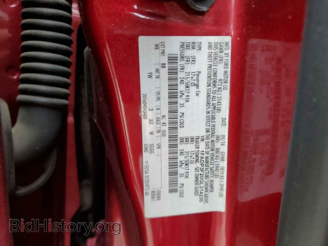 2016 FORD FOCUS - VIN: 1FADP3F20GL314236 - Photo 13