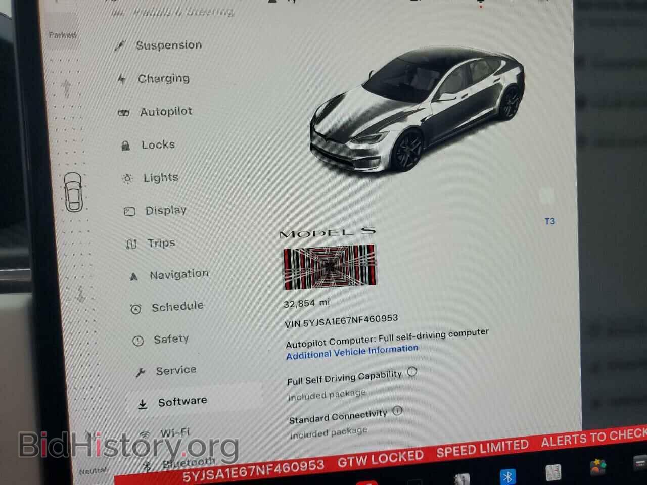 2022 TESLA MODEL S - VIN: 5YJSA1E67NF460953 - Photo 9