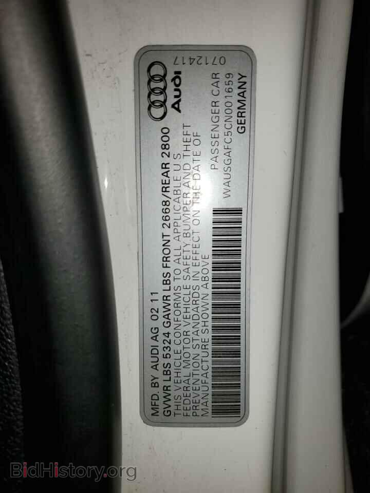 2012 AUDI A7 - VIN: WAUSGAFC5CN001659 - Photo 12
