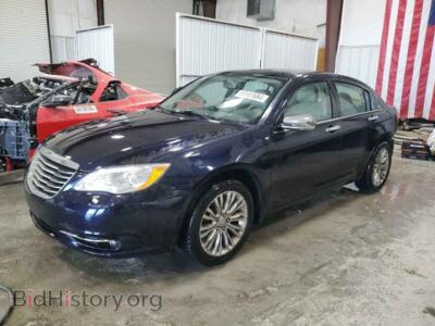 2012 Chrysler 200 Limited, blue — VIN 1C3CCBCB9CN279117, Copart